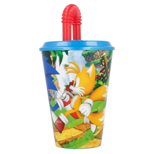 Sonic Mugg med Sugrör - 3