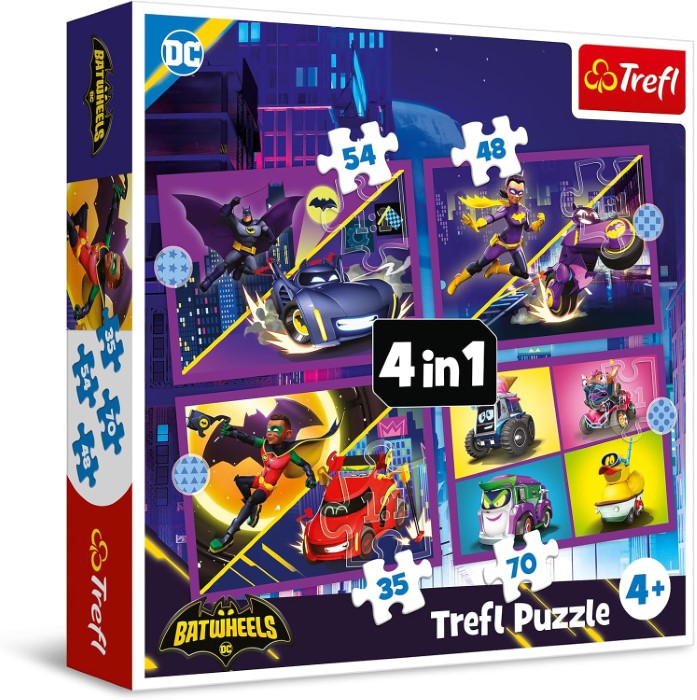 Batman Pussel 4in1