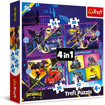 Batman Pussel 4in1