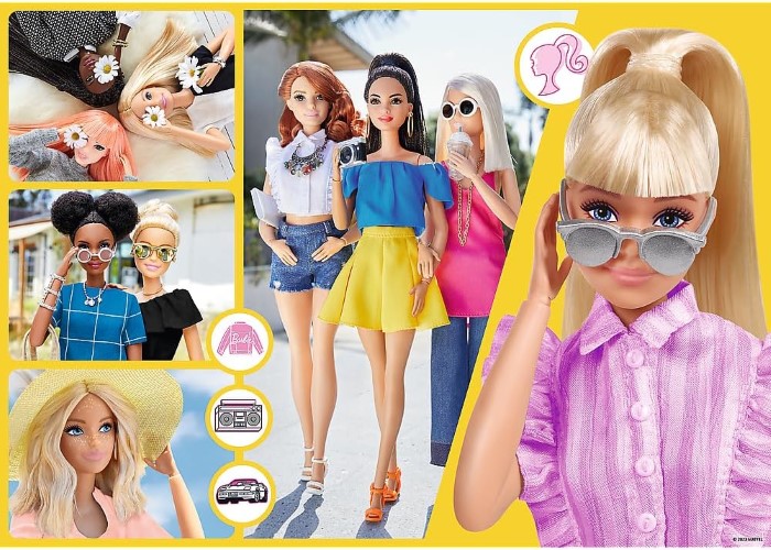 Barbie Pussel 100 Bitar Glitter  - 2