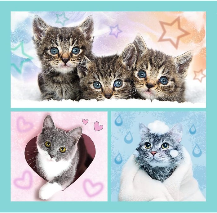 Katt Pussel 3in1 - 2