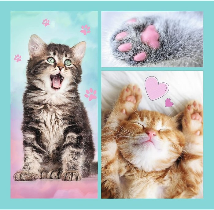 Katt Pussel 3in1 - 4