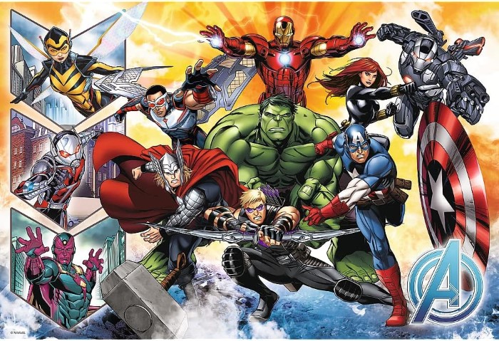 Avengers Marvel Pussel 100 Bitar - 2