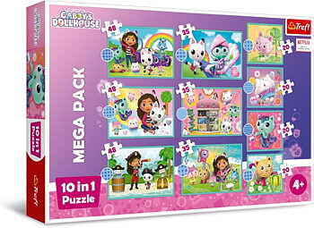 Gabby's Dollhouse Pussel 10in1