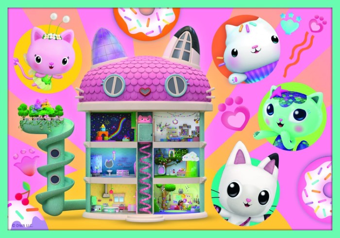 Gabby's Dollhouse Pussel 10in1 - 6