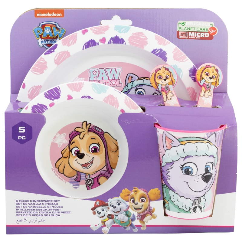 Paw Patrol Servisset Girl 5-delar  - 2