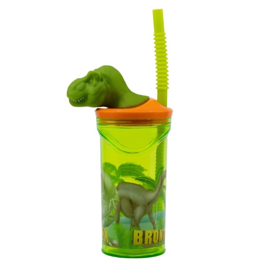 Dinosaurie Mugg med Sugrör 3D - 2