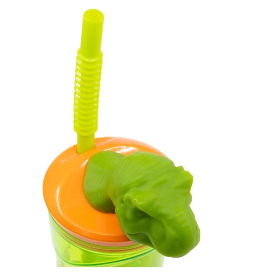 Dinosaurie Mugg med Sugrör 3D - 3