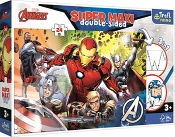 Avengers Marvel Pussel 24 Super Maxi