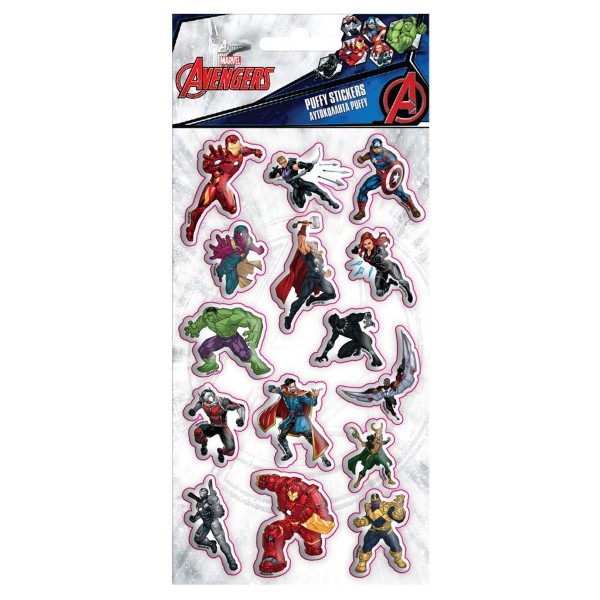 Avengers Marvel Klistermärke Bubbla