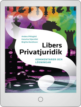 Libers Privatjuridik Kommentarer och lösningar Onlinebok (12 mån) - 2