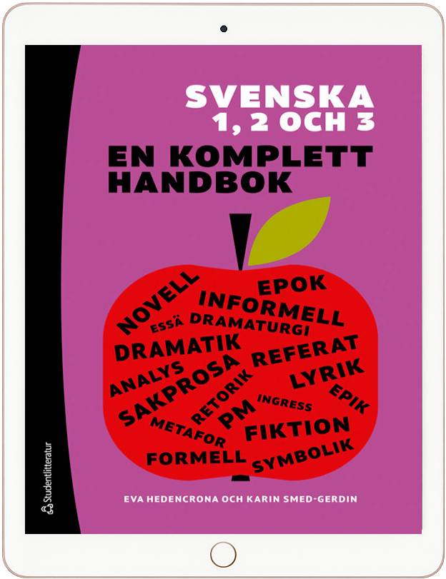 Svenska 1, 2 och 3 - en komplett handbok - Digital elevlicens 12 mån - 2