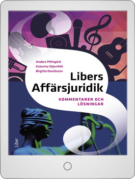 Libers Affärsjuridik Kommentarer och lösningar Onlinebok