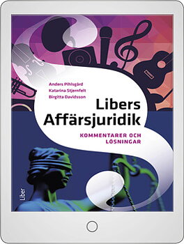 Libers Affärsjuridik Kommentarer och lösningar Onlinebok