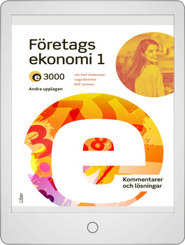 E3000 Företagsekonomi 1 Kommentarer och lösningar Onlinebok