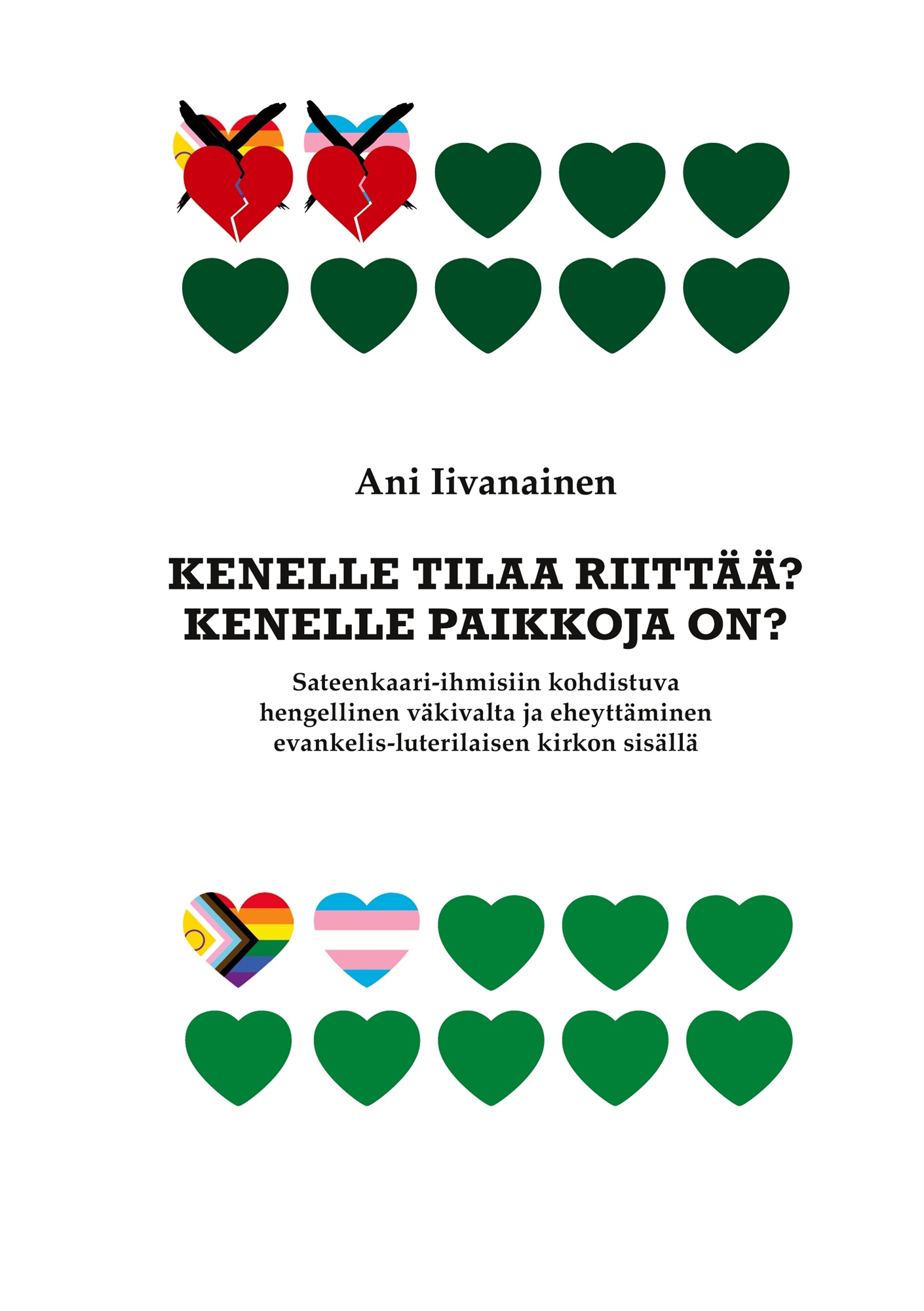 Kenelle tilaa riittää? Kenelle paikkoja on?: Sateenkaari-ihmisiin kohdistuva hengellinen väkivalta ja eheyttäminen evankelis-luterilaisen kirkon s