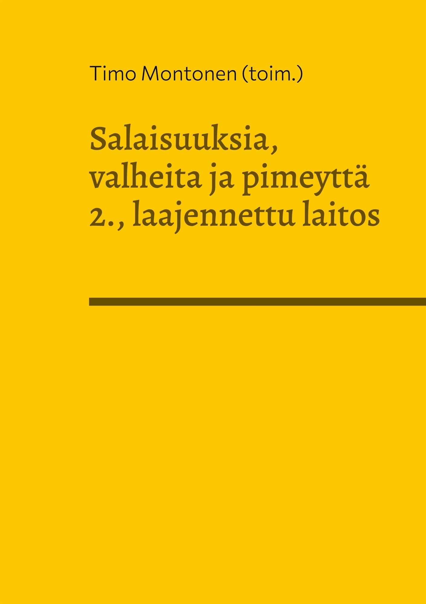 Salaisuuksia, valheita ja pimeyttä: Kriittisen korkeakoulun luovan kirjoittamisen verkkokurssien opiskelijoiden antologian 2., laajennettu laitos, E-
