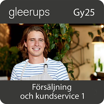 Försäljning och kundservice 1, digitalt läromedel, elev, Gy25