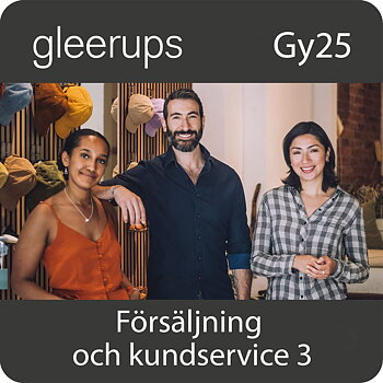 Försäljning och kundservice 3, digitalt läromedel, elev, Gy25