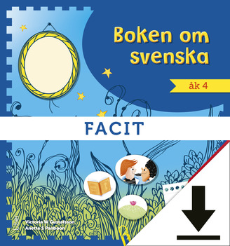 Boken om svenska åk 4 Facit (nedladdningsbar)