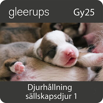 BokGym Djurhållning - sällskapsdjur 1, digitalt läromedel, elev, Gy25