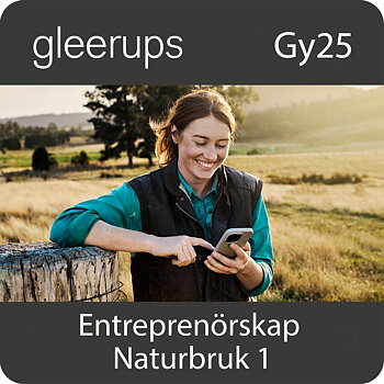 BokGym Entreprenörskap 1, Naturbruk, digitalt läromedel, elev, Gy25