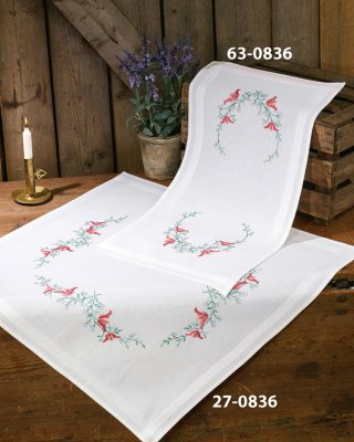 Permin Duk 80 x 80 utan garn La Belle Epoque