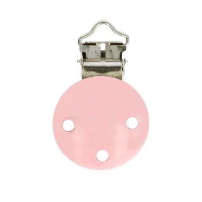 Clips till napphållare rosa OPRY
