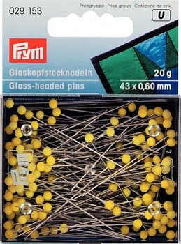 Knappnålar 43 x 0,60 mm Prym