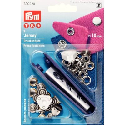 Jersey nittryckknappar 10 mm Prym 390120