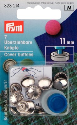 Täckbara knappar 11 mm Prym