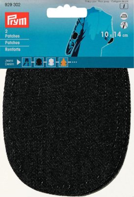 Ärmlapp jeans marin Prym 2-pack
