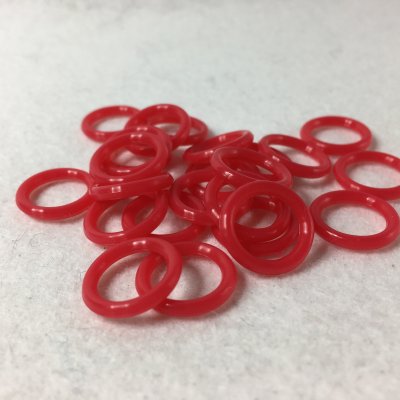 Ringar till julkalender röda 24 st Permin
