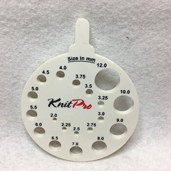 Stickmått runt vit KnitPro 10991