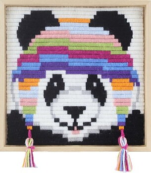 Kids Stitch - panda 30 x 30 långstygn