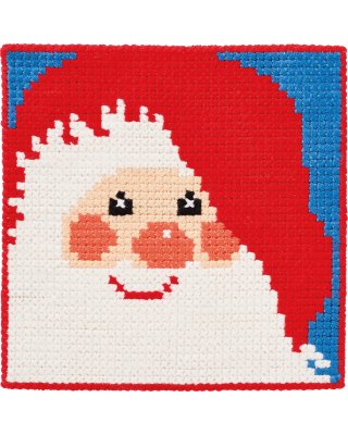 Barnbroderi 25x25 Jultomten