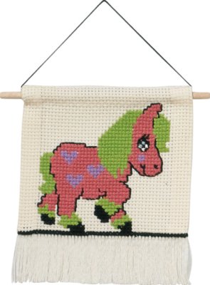 My first kit 16 x 18 - rosa häst