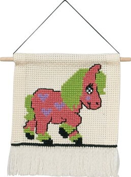 My first kit 16 x 18 - rosa häst