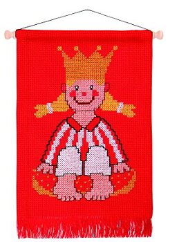My first kit XL 20 x 31 - Flicka med krona