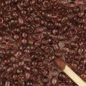 Rocaipärlor 8/0 ca 20g lilabrun
