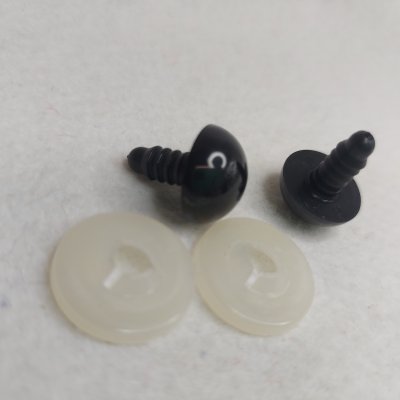 Säkerhetsögon 1 par 16 mm