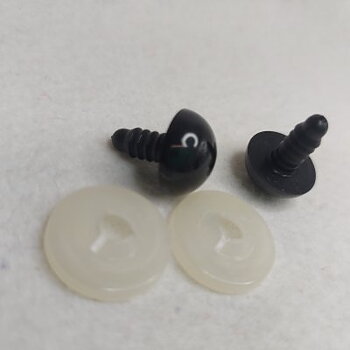Säkerhetsögon 1 par 16 mm