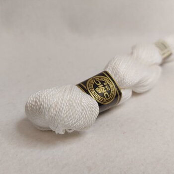 DMC pärlgarn no 5 25g fg BLANC