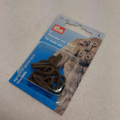 Hyska och hake brun Prym