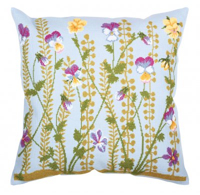 RTO Kudde 40x40 Forest Violets Aida 5,5
