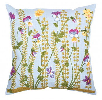RTO Kudde 40x40 Forest Violets Aida 5,5
