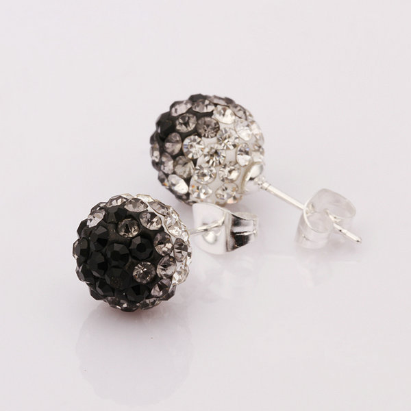 DISCOBOLLÖRHÄNGEN - Svart/Crystal