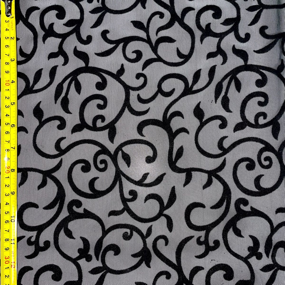 MESH - black velvetswirls
