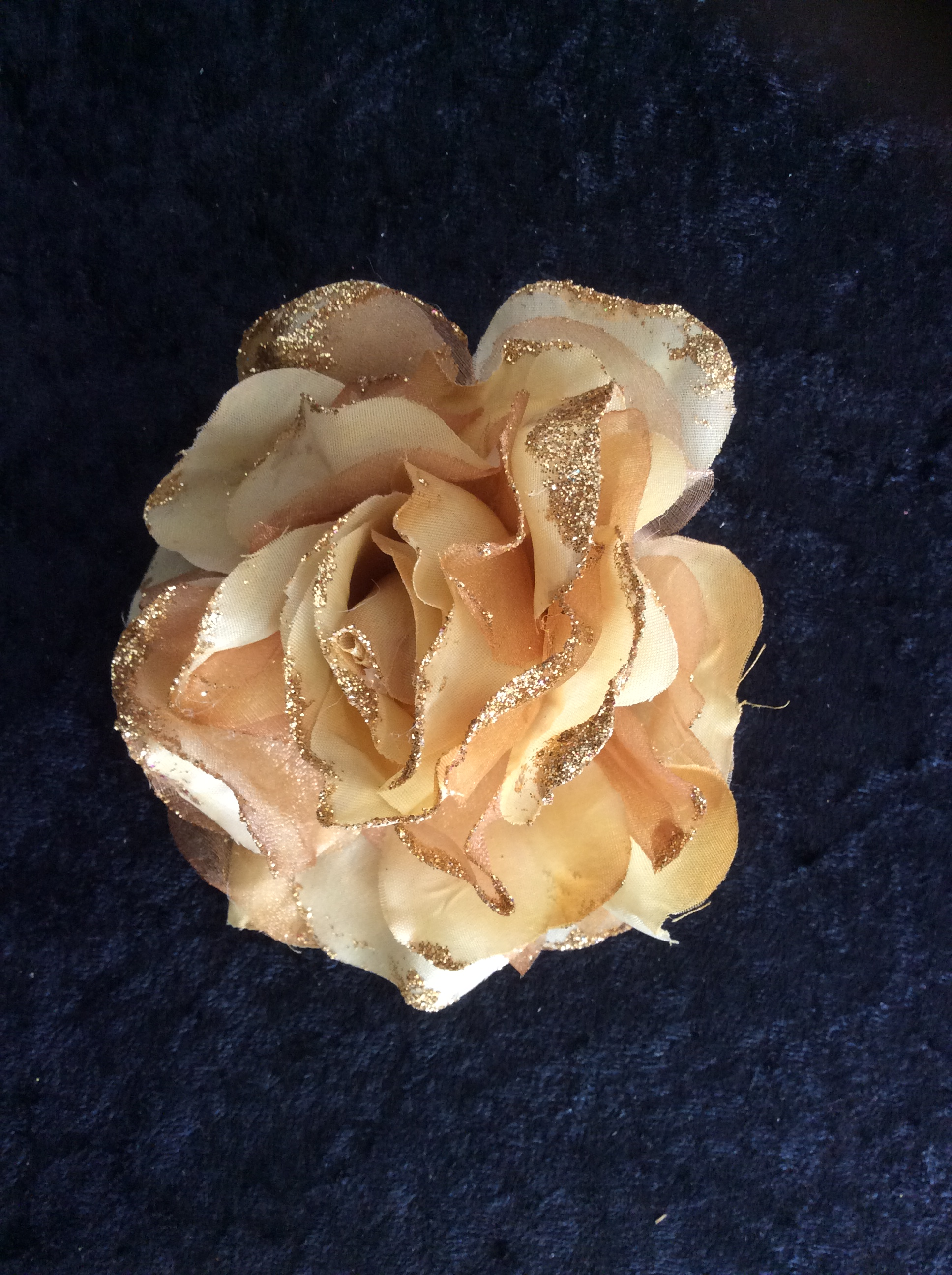 GLITTERROS - guld