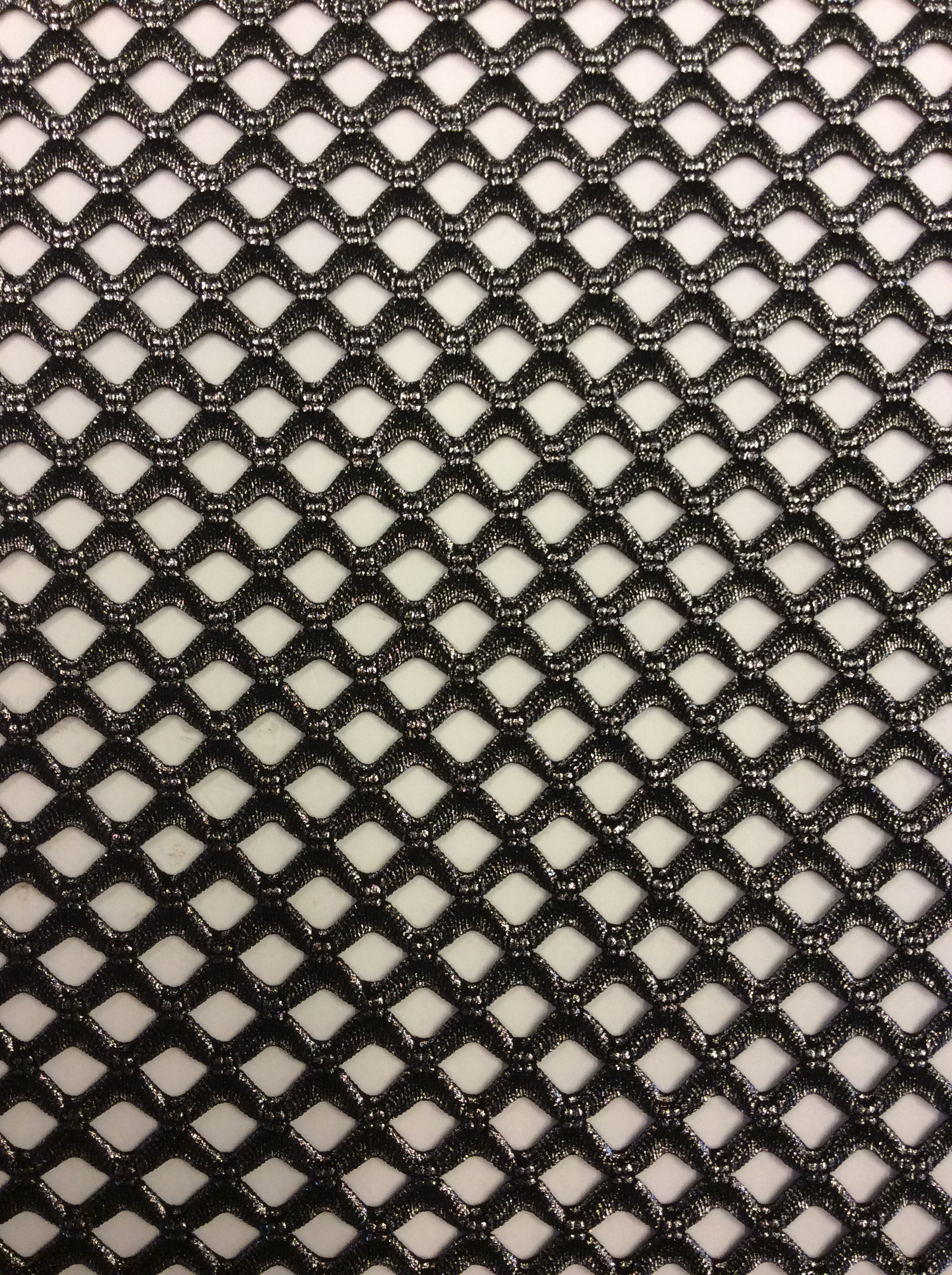 CABARETNÄT METALLIC - svart/silver